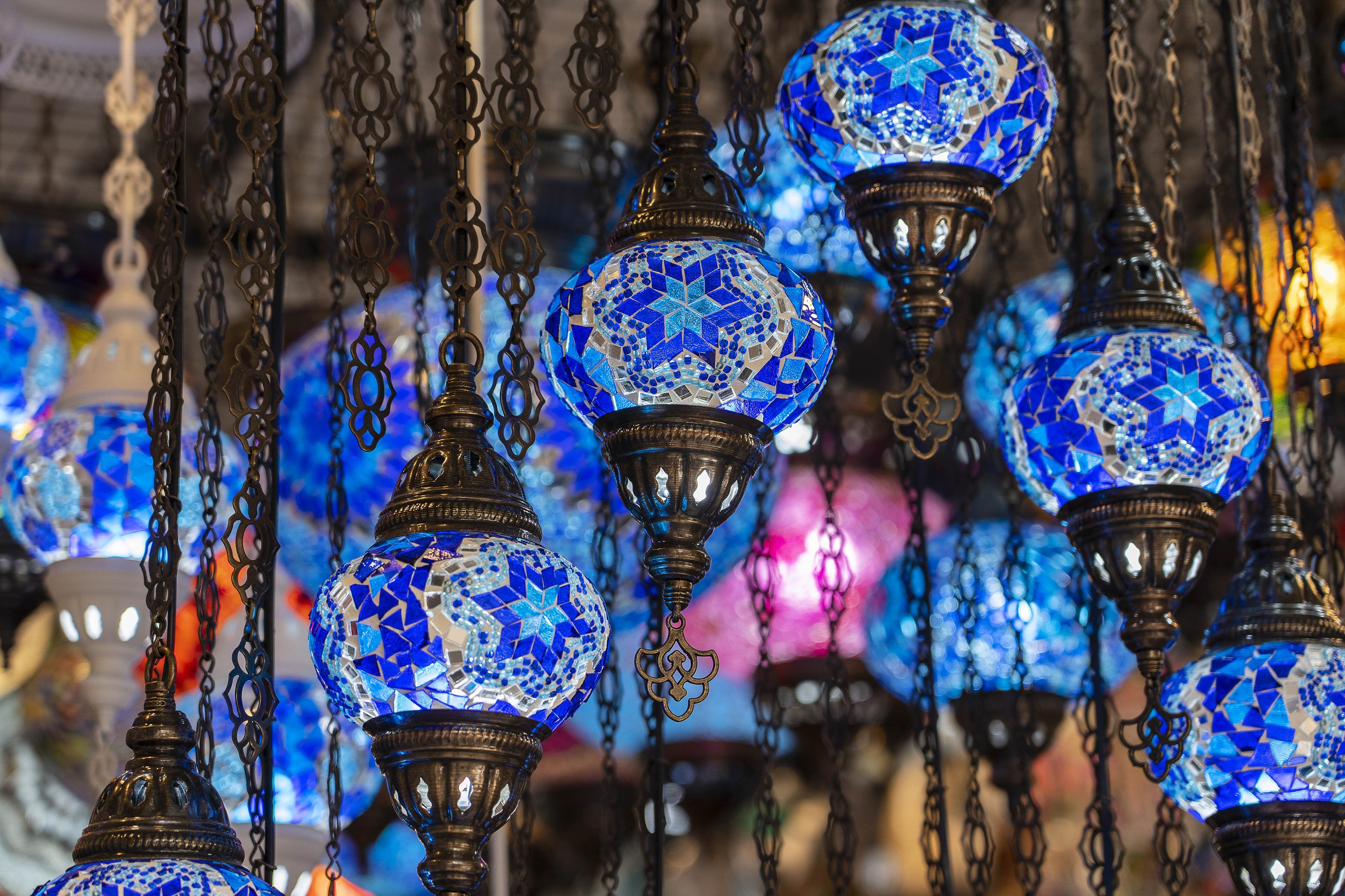 Beautiful Ramadan lamps in different shapes and sizes coming soon for sale  at Souk el Ottoman.