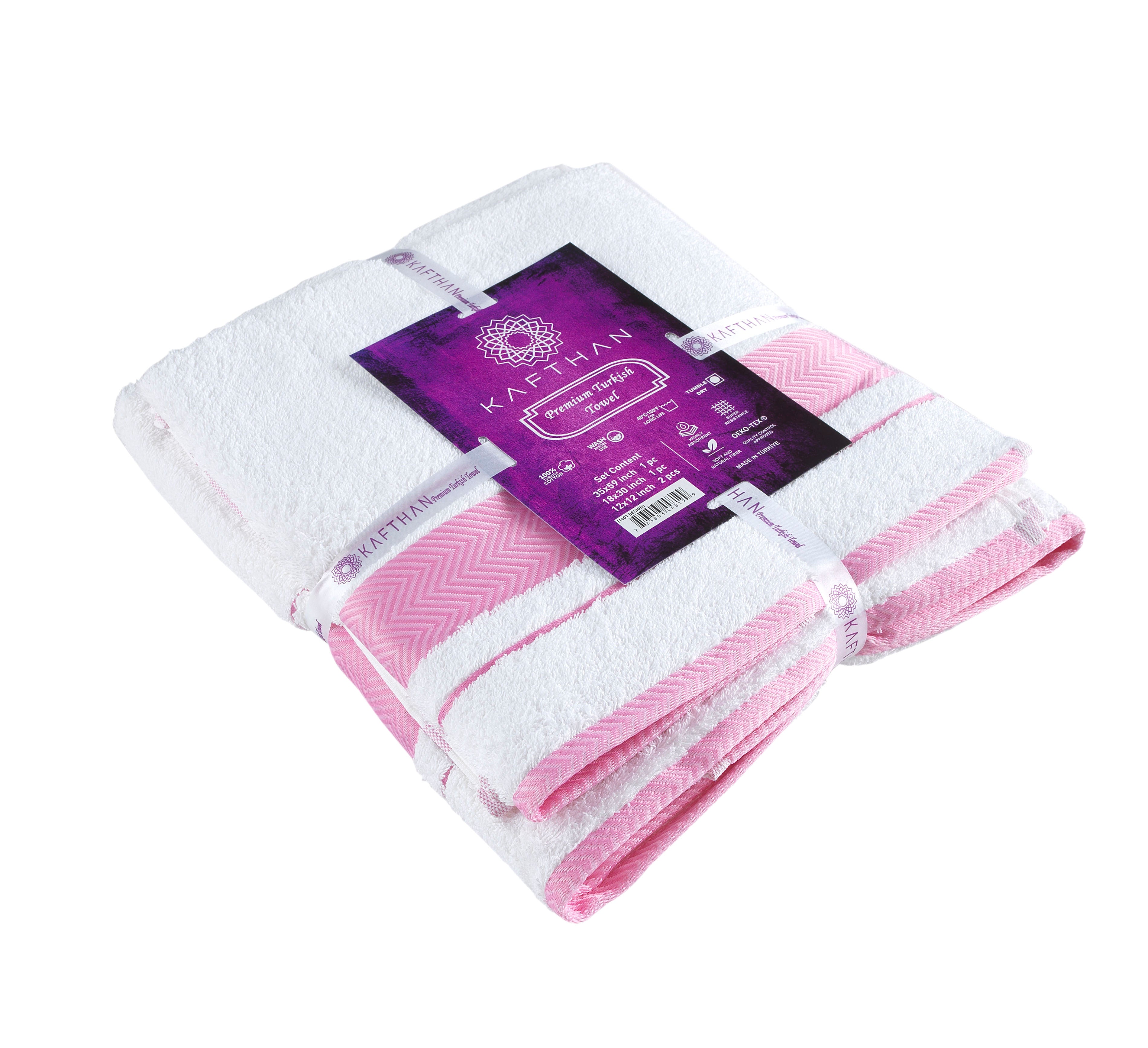 KAF Home Kitchen Towels, Set of 4 Absorbent, Durable and Soft Towels | Perfect F
